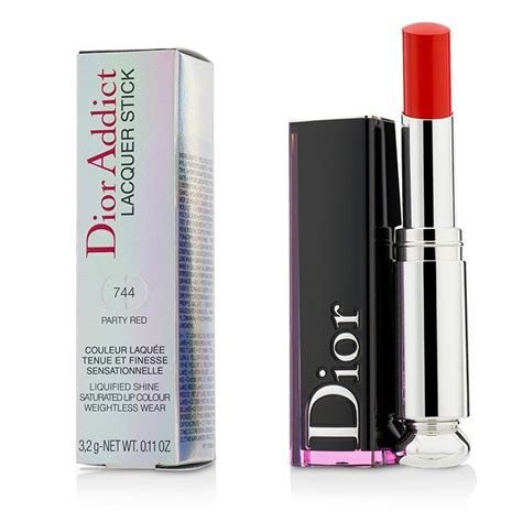 dior addict 744 party red|Dior Addict rose lipstick.